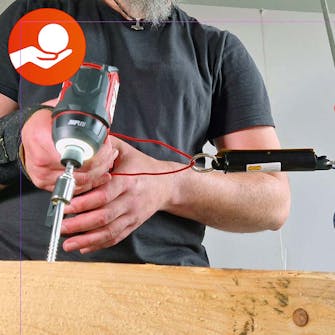 Iskuruuvinvääntimet testi: Ergonomia Iskuruuvinvääntimet testi: Ergonomia